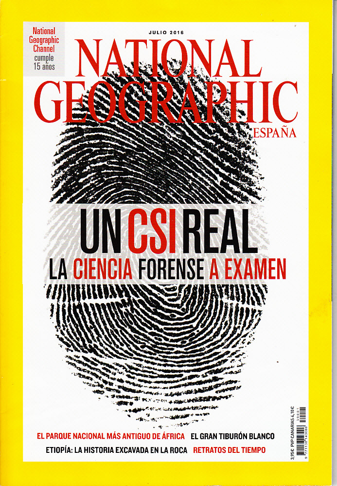 Revista National Geographic Un CSI real