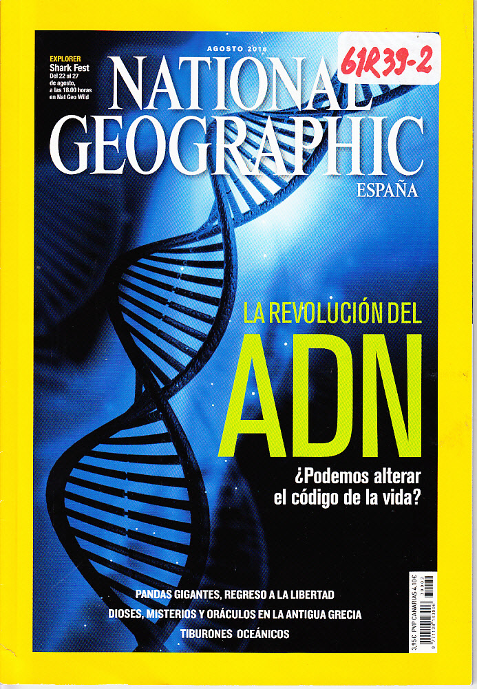 Revista National Geographic La revolución del ADN