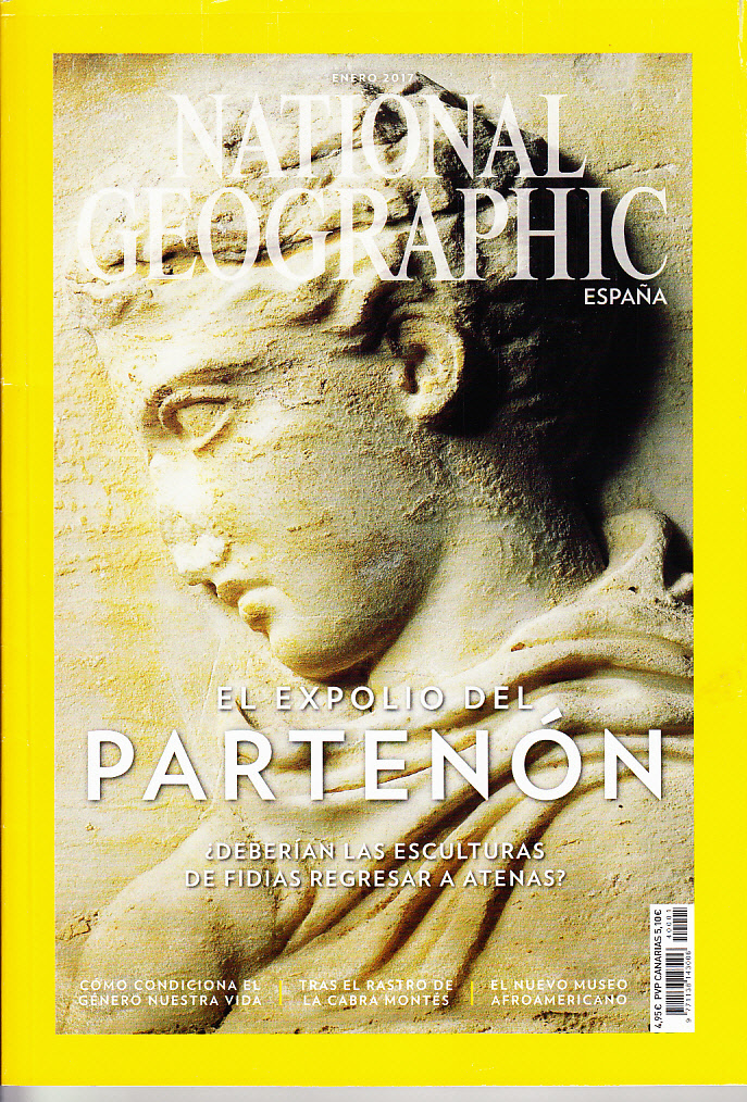 Revista National Geographuc El Expolio del Partenón